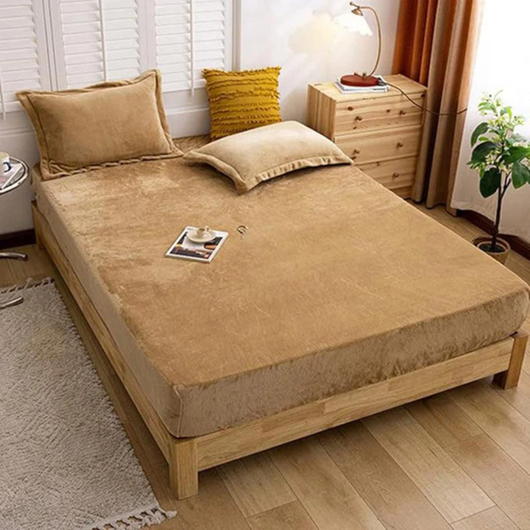 Microfiber Fleece Fitted Bed Sheet