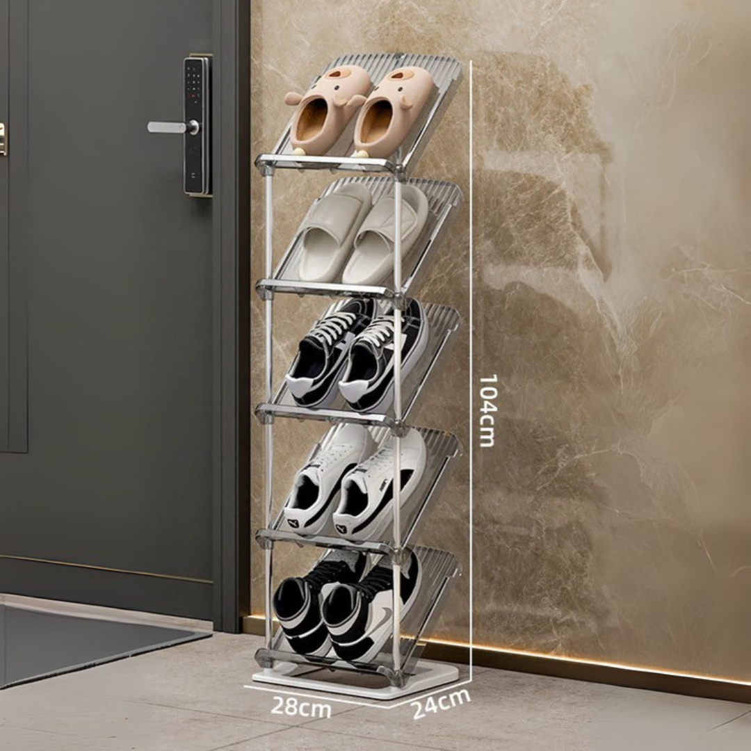 Homero Elegant Multi-Tier Outdoor Shoe and Utility Rack