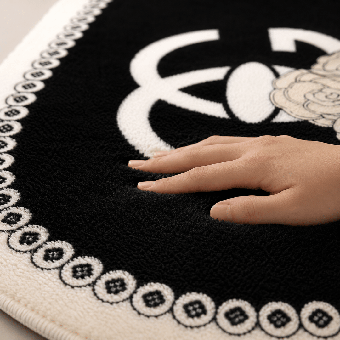 Homero Ultra Soft Cashmere Touch Bedroom Mat Non Slip Surface