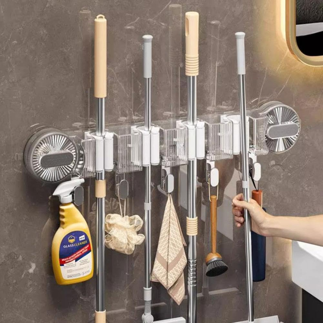 Suction Cup Mop and Broom Holder