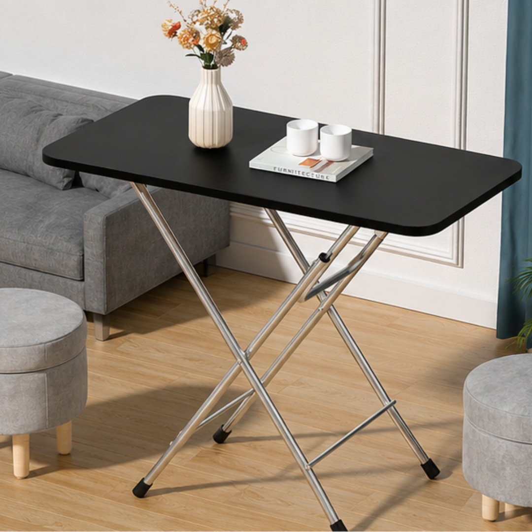 Multipurpose Space Saving Foldable Metal Frame Utility Table