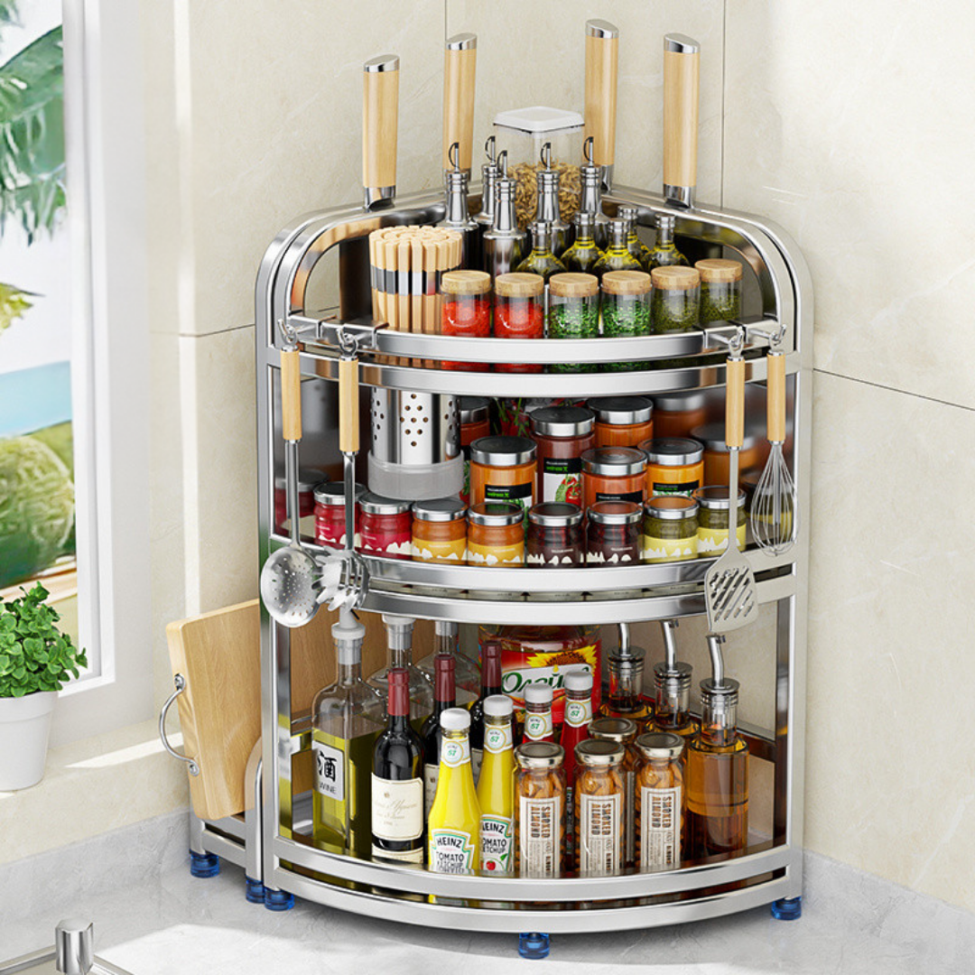 Corner Max Stainless Steel Rack