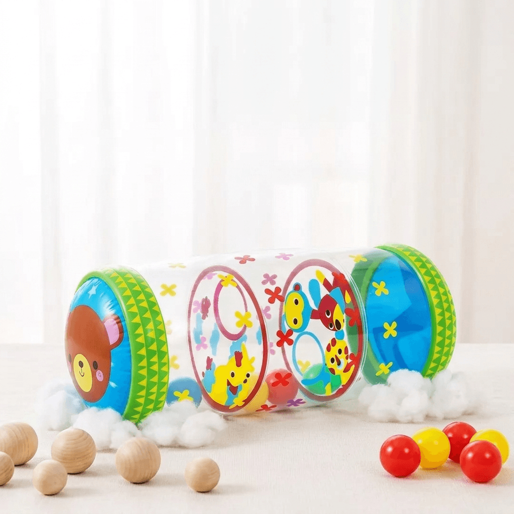 Anti Slip Inflatable Baby Development Activity Crawl Roller Toy