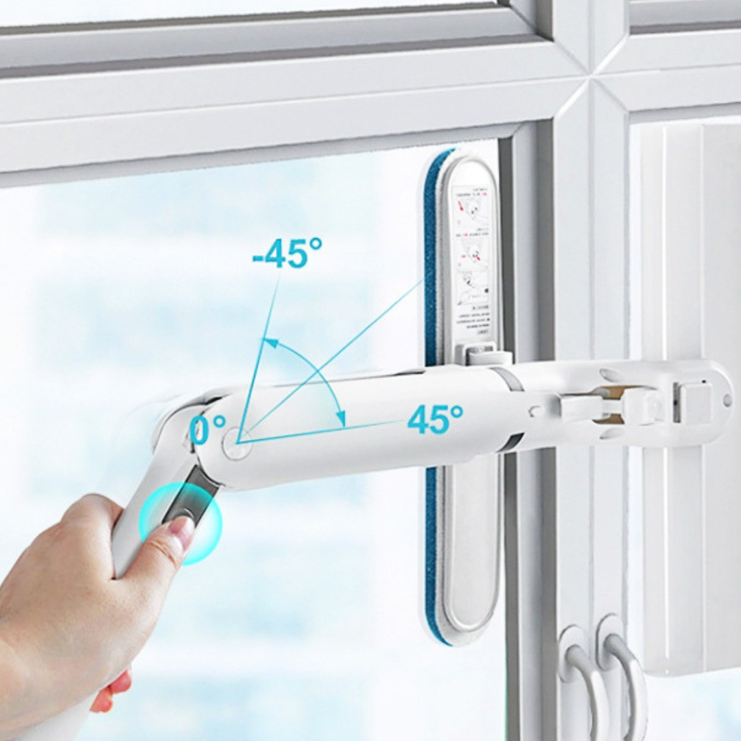 2 in 1 Window Glass Cleaning Wiper with Spray Bottle