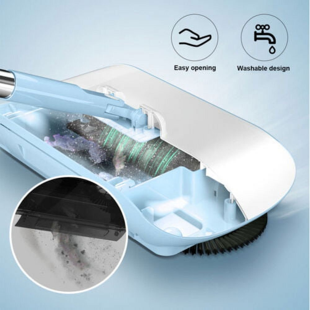 3 in 1 Hand Push Sweeper Mop Broom with Dustbin Household Floor Cleaning Tool