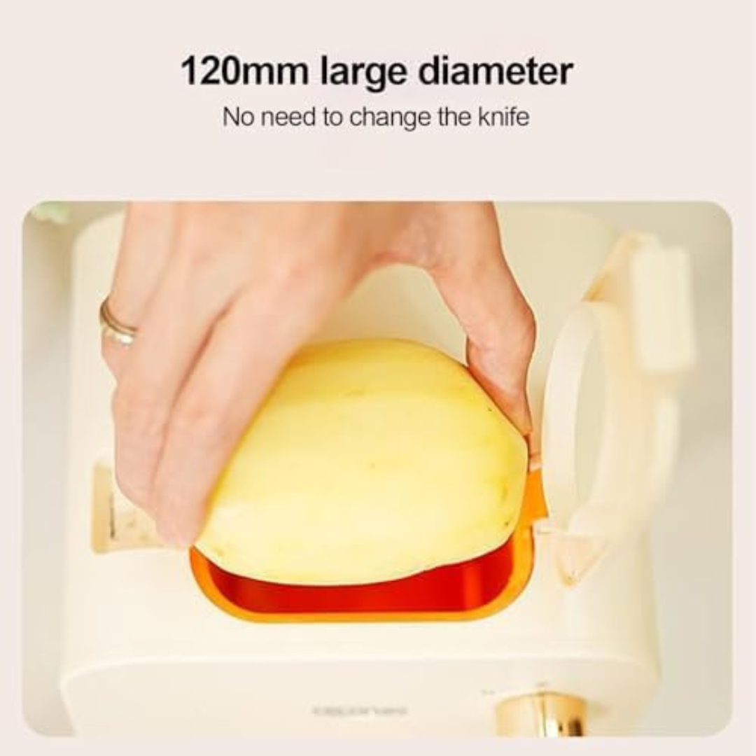 HOMERO Electric Vegetable Cutter Multifunctional High-Speed Grater with 5 Blades