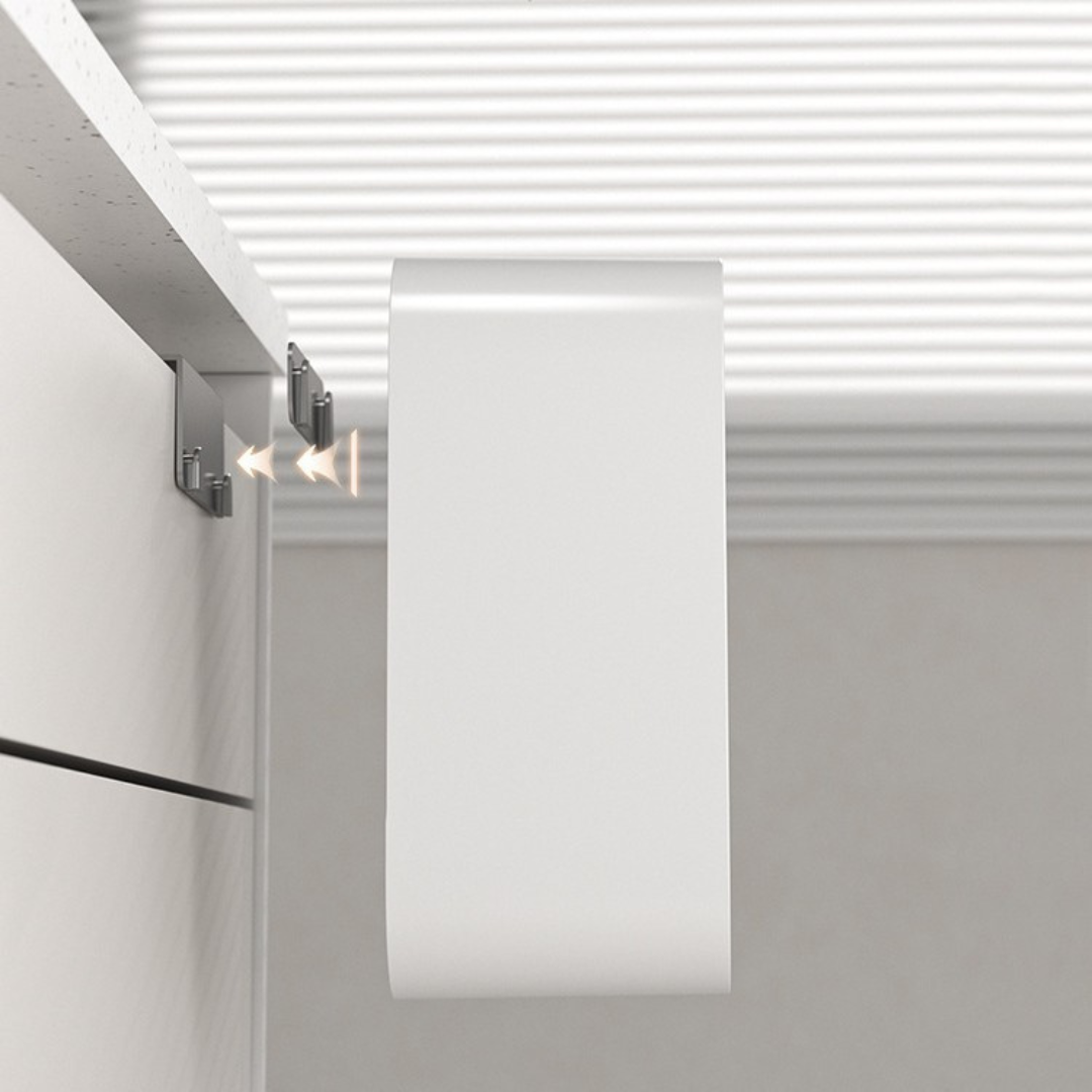 Touch-Free Wall-Mounted Trash Bin with Smart Sensor Lid