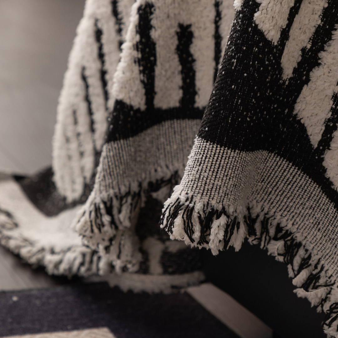 Luxury Chenille Fabric Reversible Sofa Throw Cover