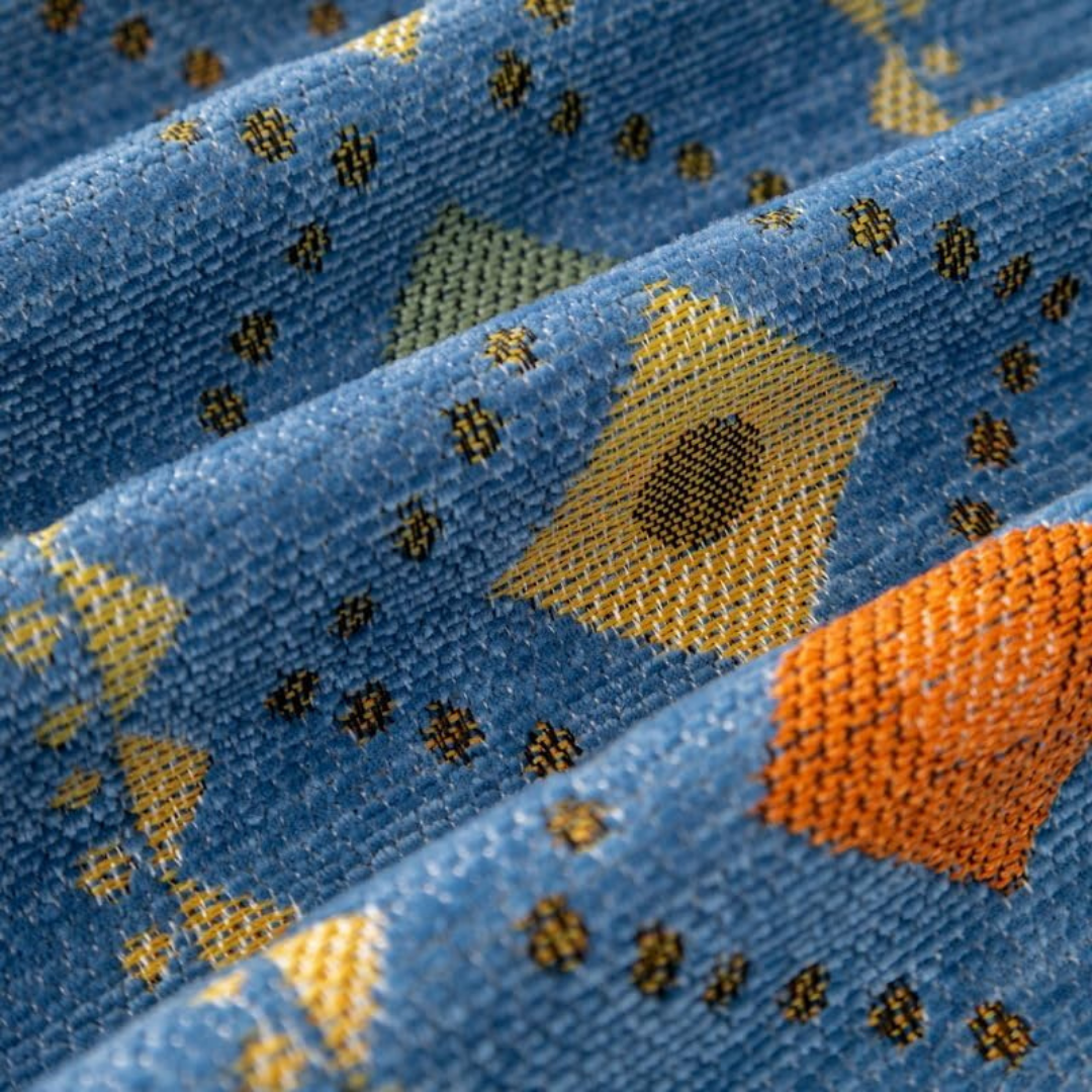 Unique Pattern Reversible Chenille Throw Sofa Cover