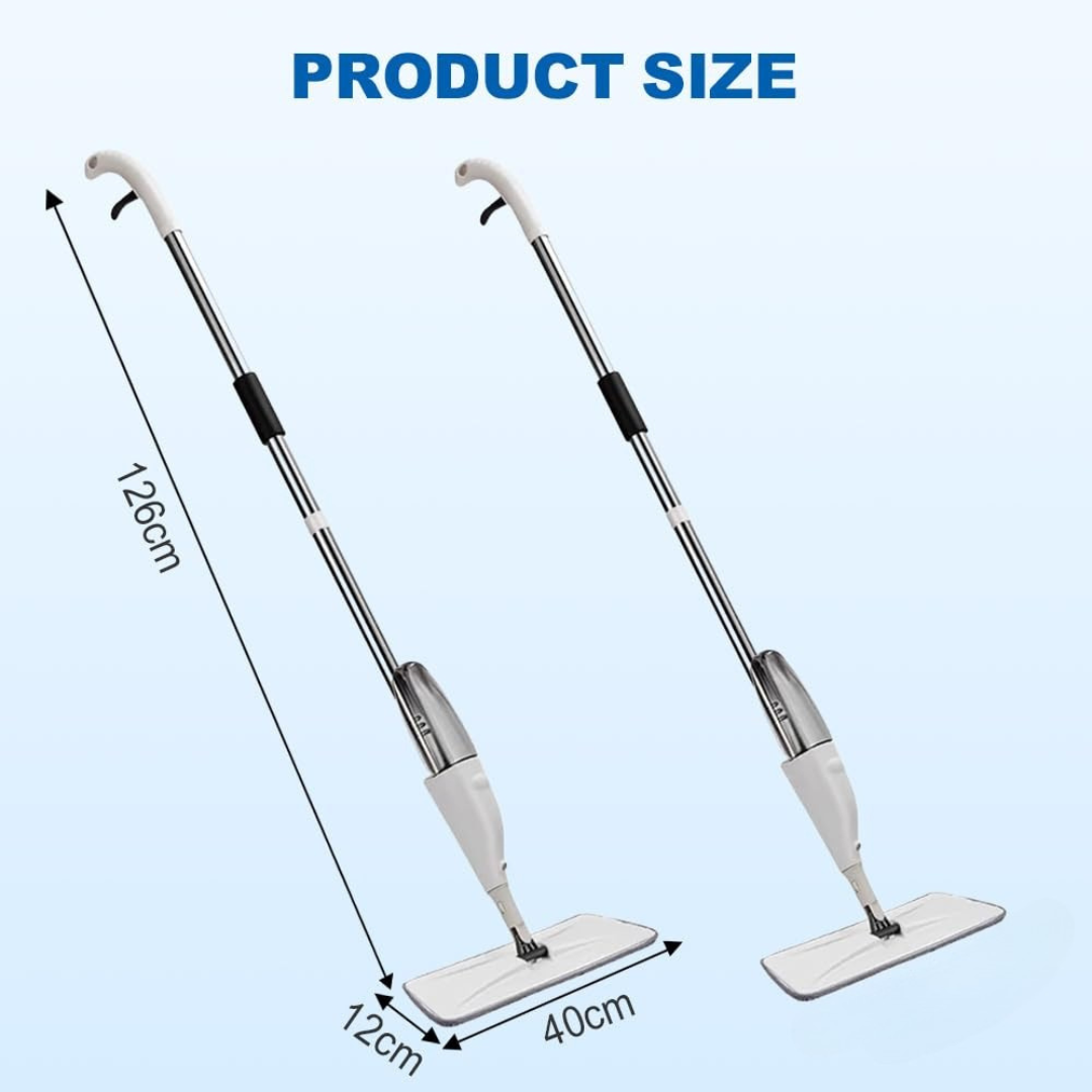 2-in-1 Wet & Dry Cleaning 360° Rotating Spray Mop