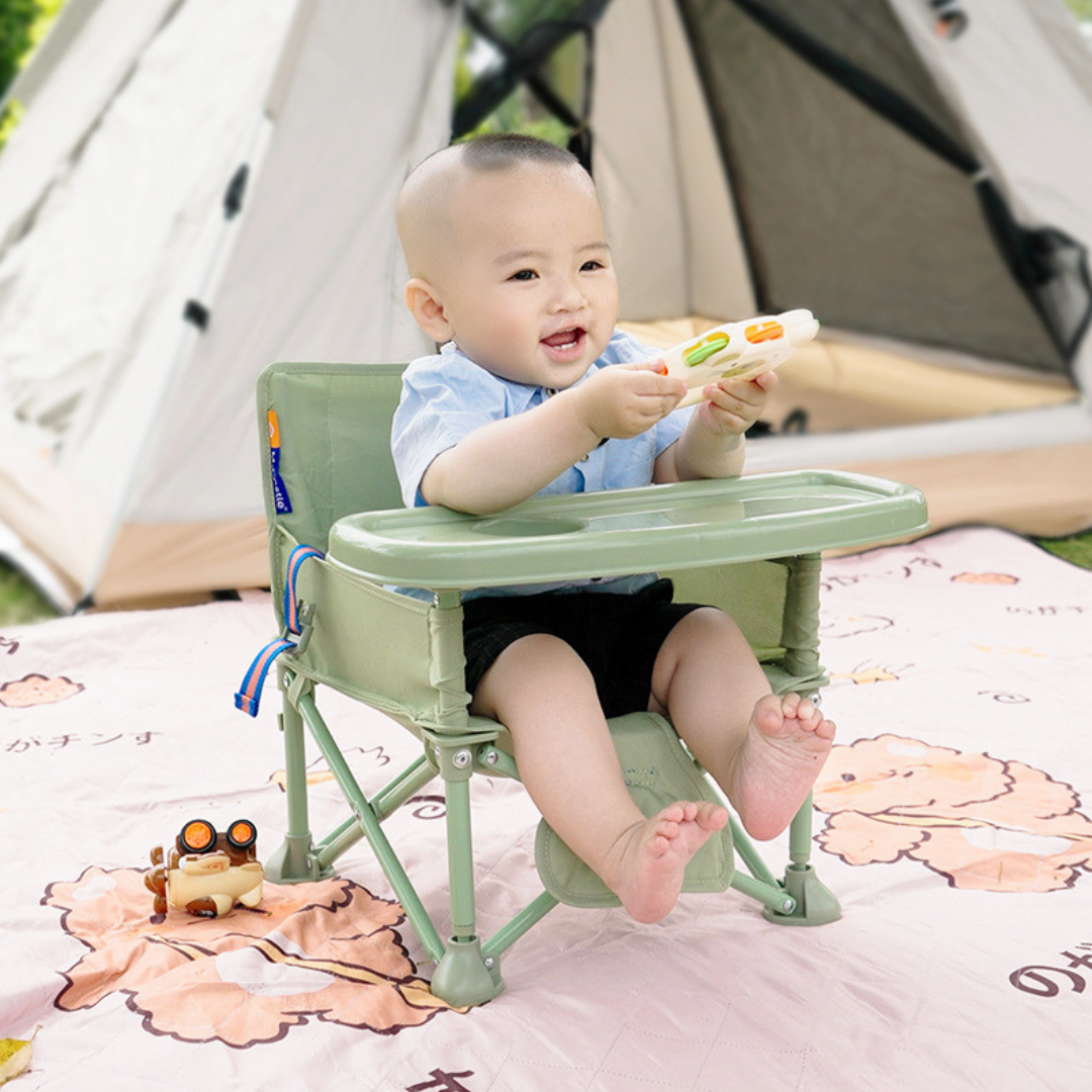 HOMERO Portable Folding Comfortable Oxford Cloth Baby Dining Chair