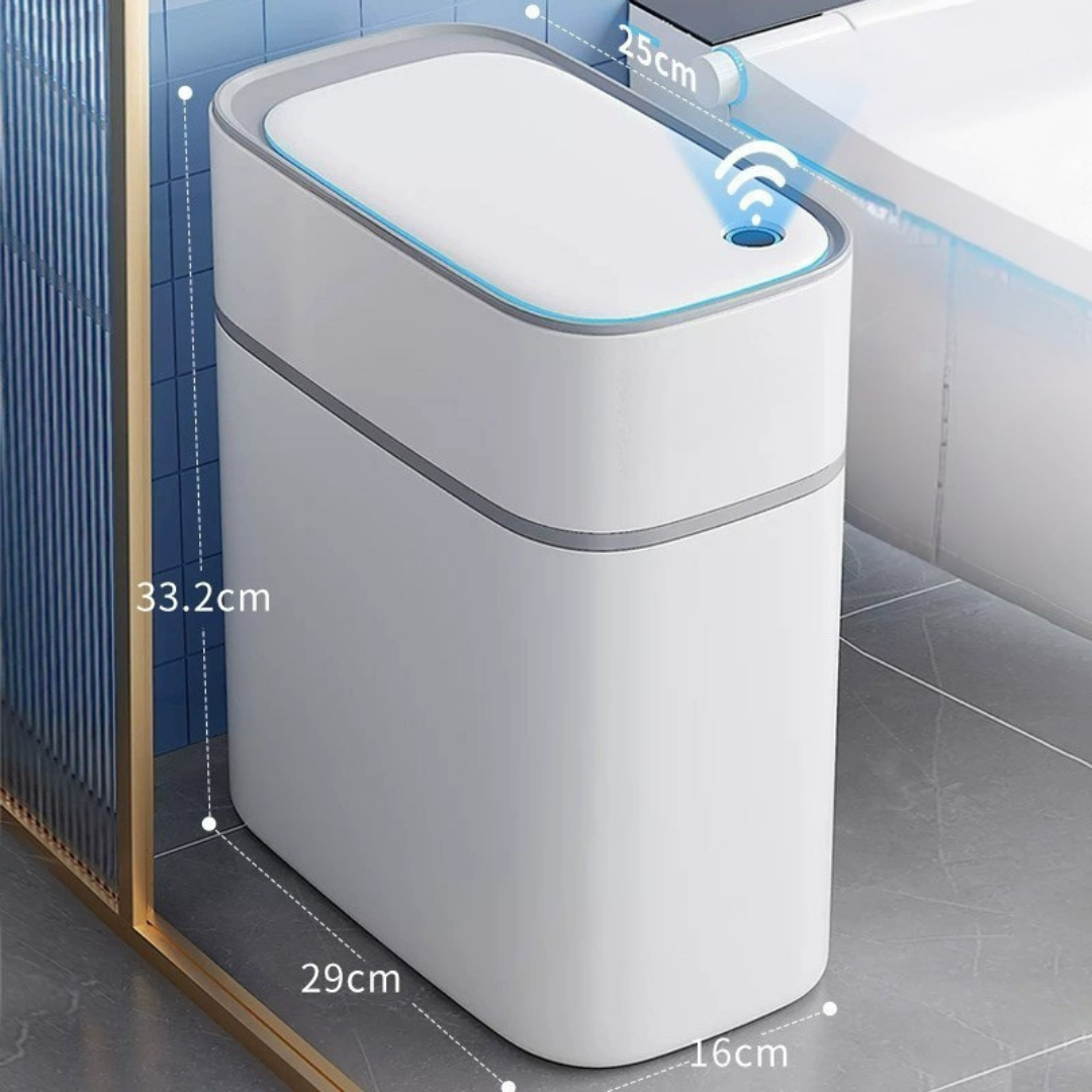 HOMERO Smart Motion Sensor Automatic Lid Open Slim Trash Can - 14L Capacity