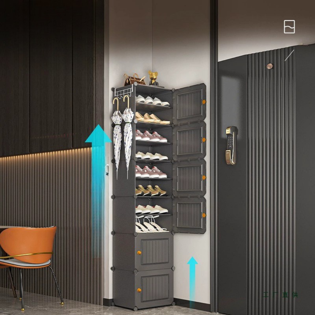 HOMERO Multi-Layer Large Capacity Freestanding Shoe Cabinet Organizer