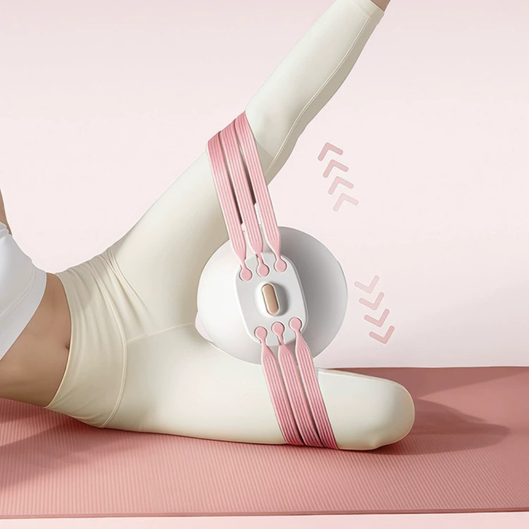 Adjustable Pelvic Floor Muscle Trainer With Thigh Toning Ball (Pink)