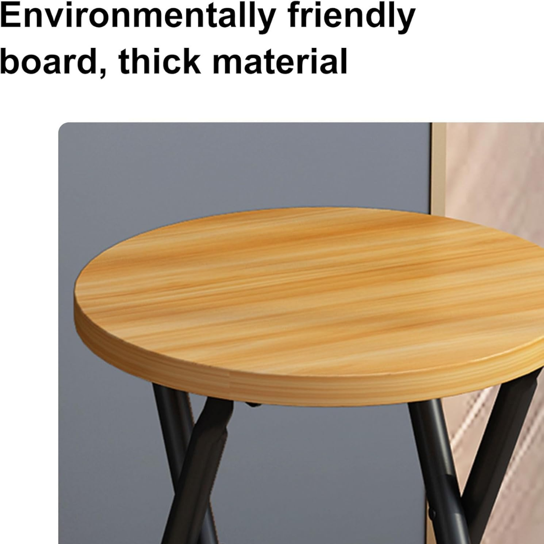Homero Portable Design Heavy Duty Round Folding Stool Chair