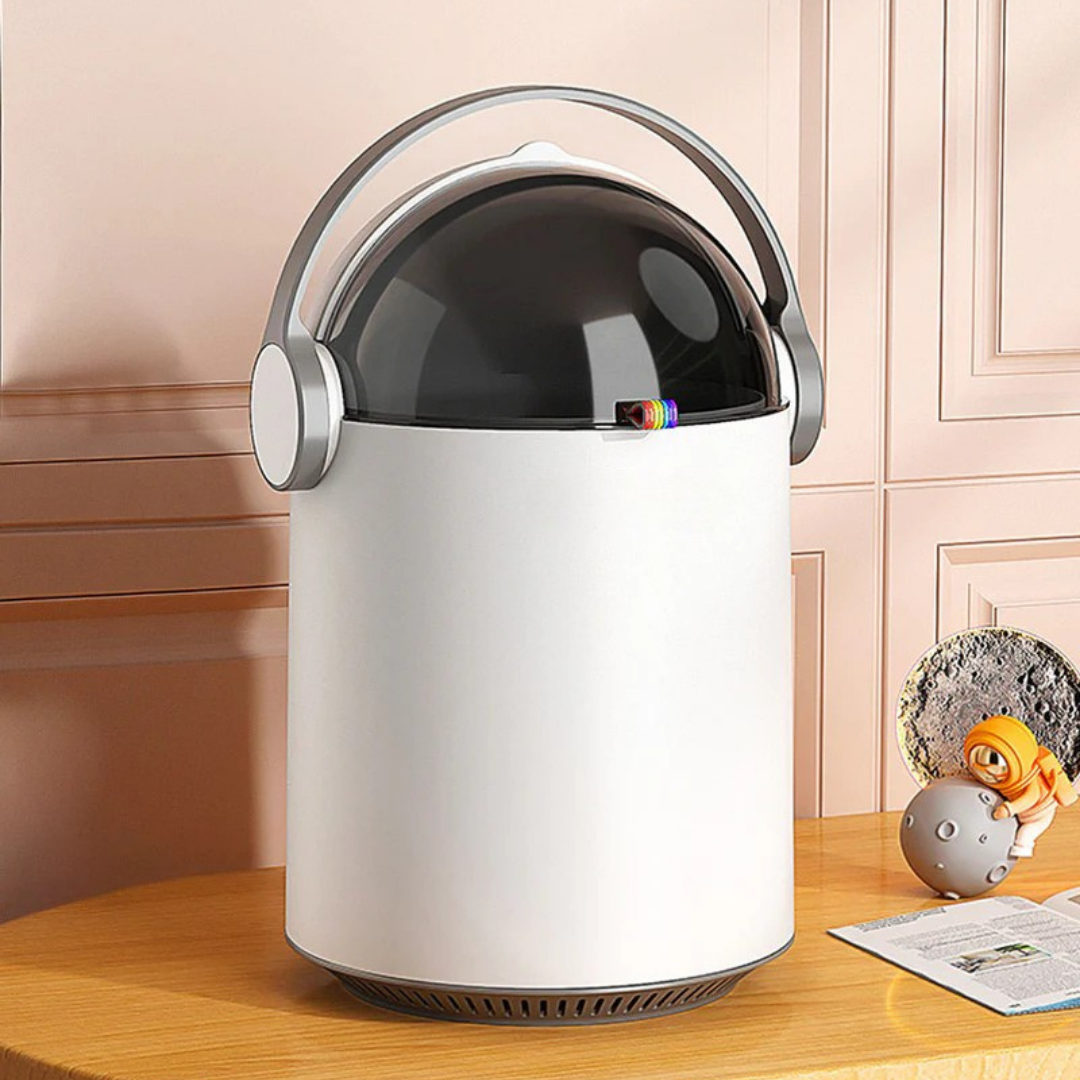 HOMERO Premium Air Pressure Smart Odor Control Trash Can - 10L