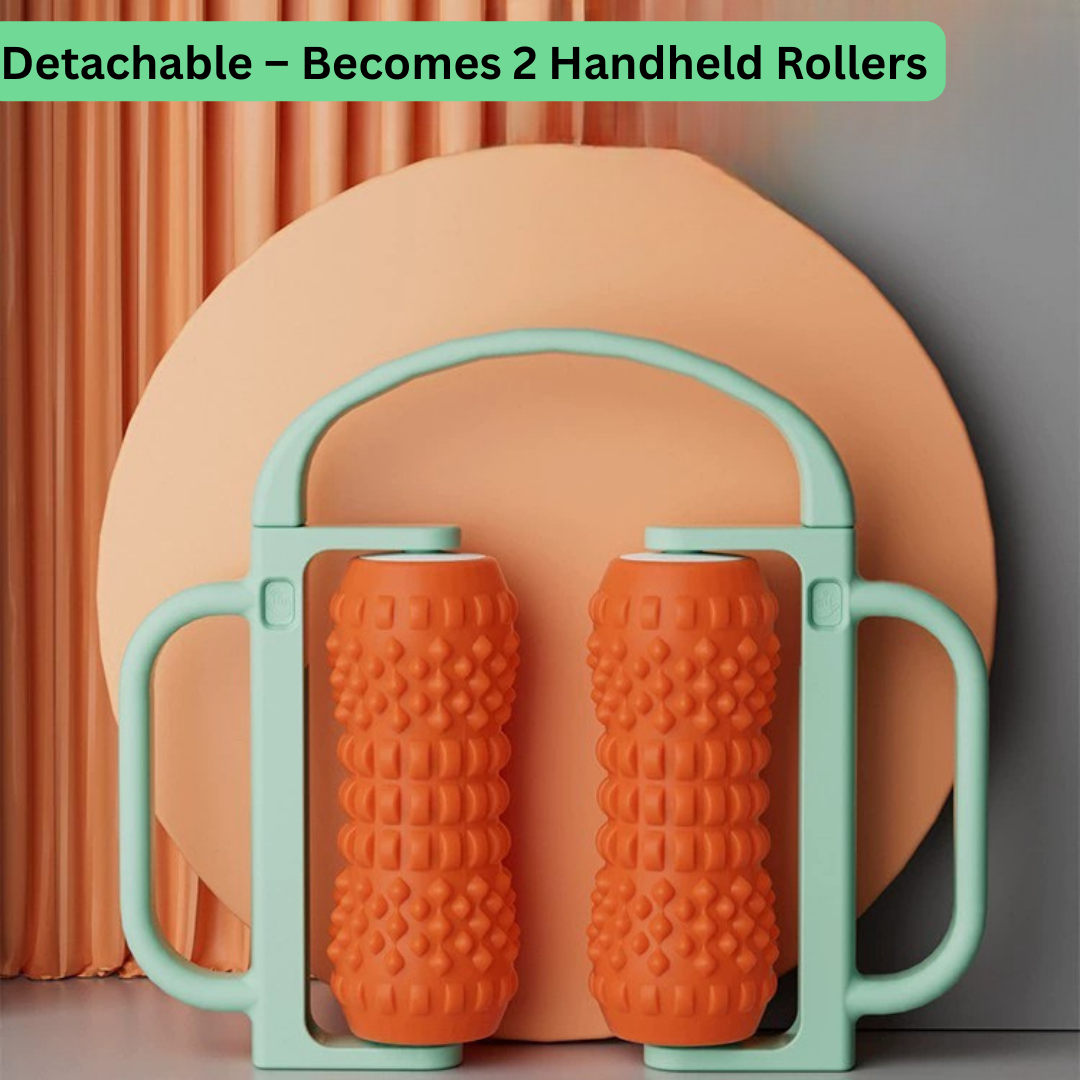 HOMERO Soft Silicone Material Deep Fascia Silicone 3D Massage Roller