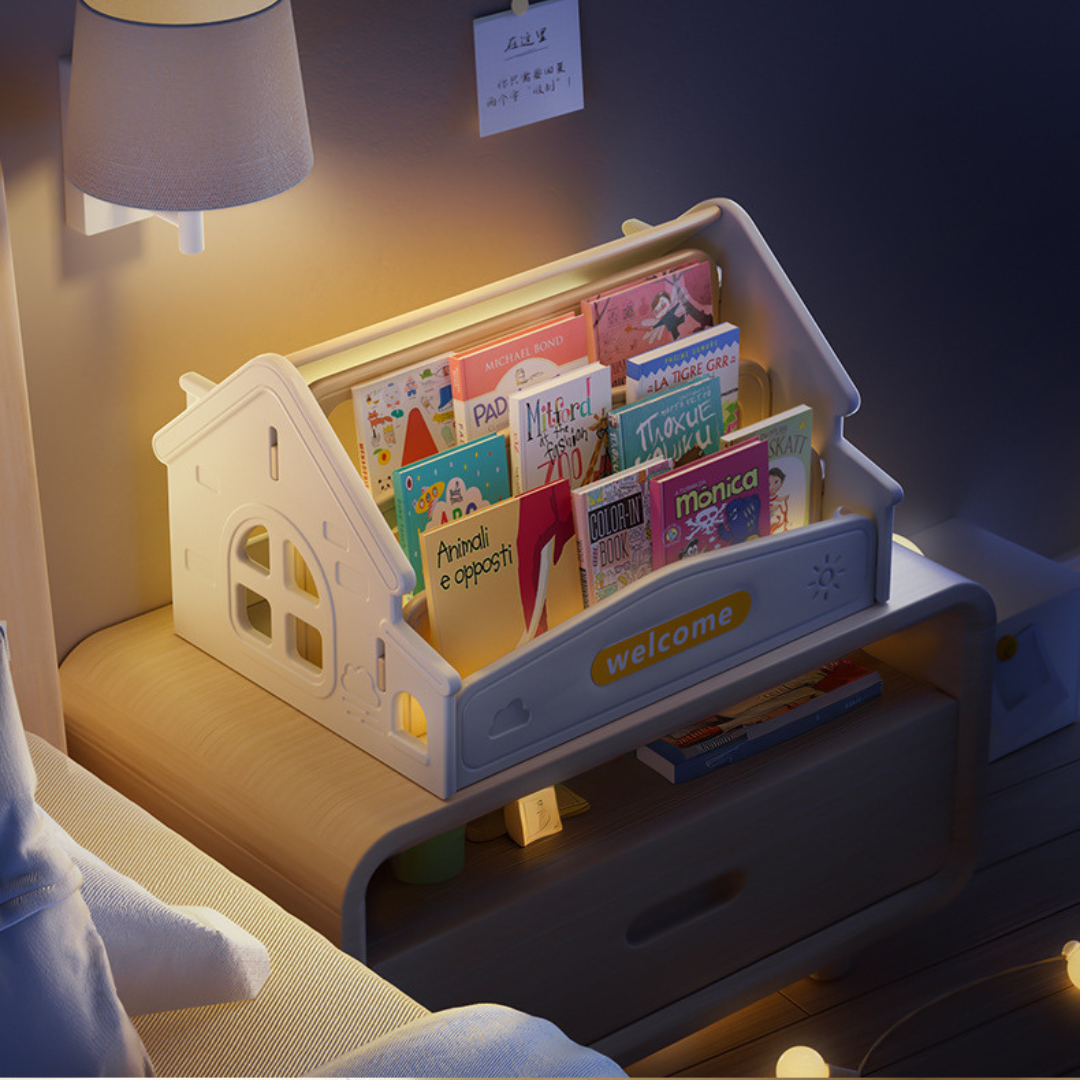 3-Layer Multi-Functional Kids Desktop Organizer with Drawing Board