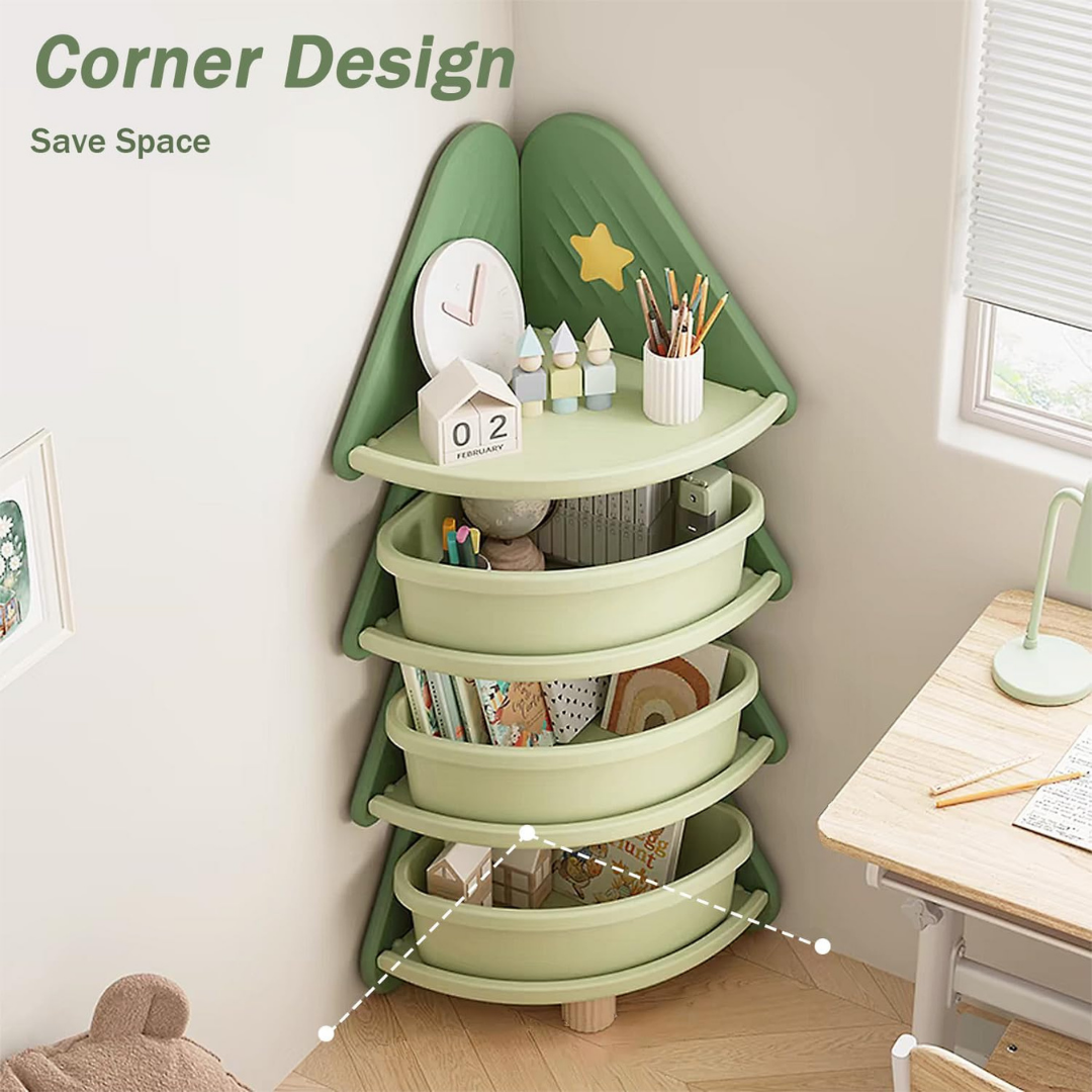 HOMERO 4-Layer Tree Shaped Space Saving Storage Rack