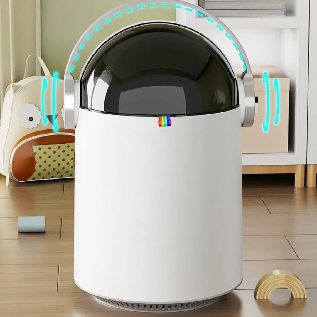 HOMERO Premium Air Pressure Smart Odor Control Trash Can - 10L