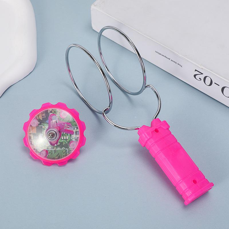 Homero Colorful Light Fun Magnetic Flashing Gyro Wheel Toy Set