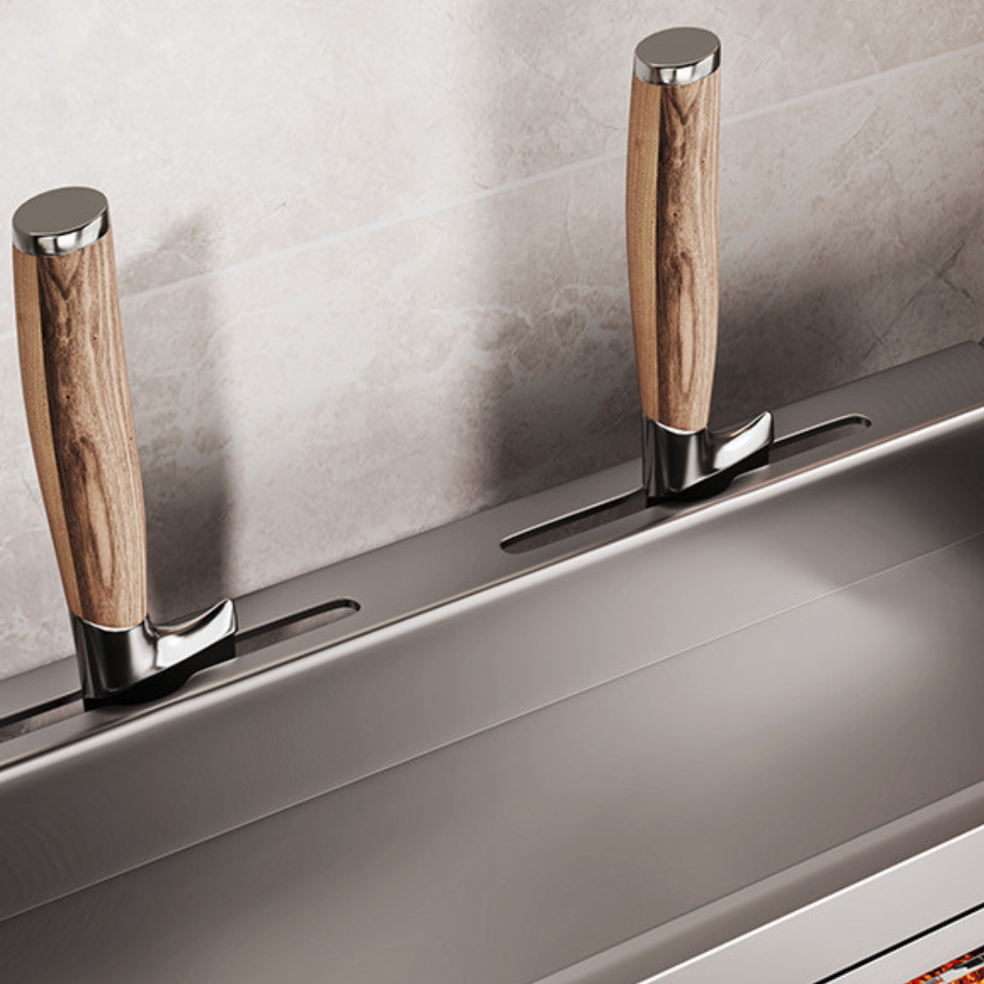 Homero Two Layer Multi-Purpose Metal Countertop Spice Storage Rack