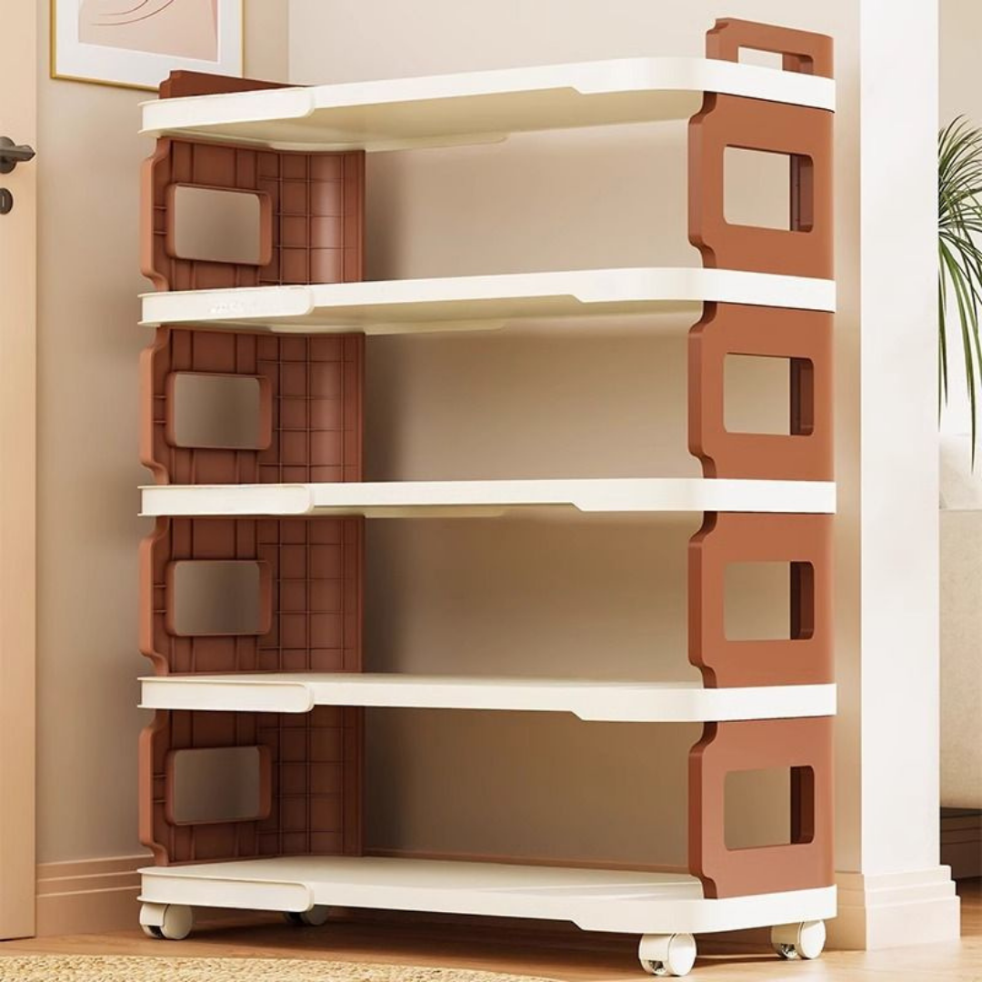 Homero Multipurpose Multi-Layer Shoe Rack With Wheels