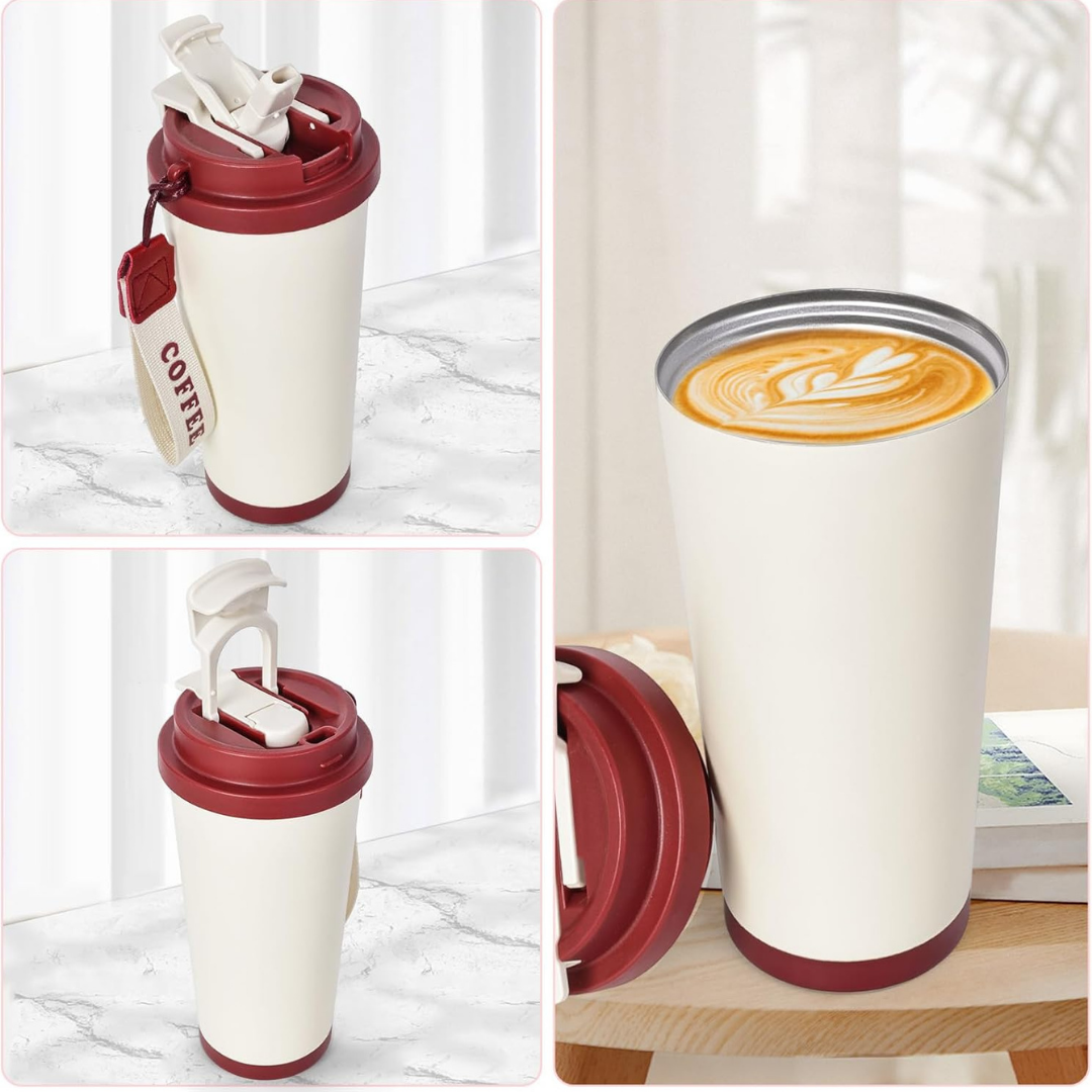 HOMERO Stylish Travel Stainless Steel Insulated Tumbler - 530ml