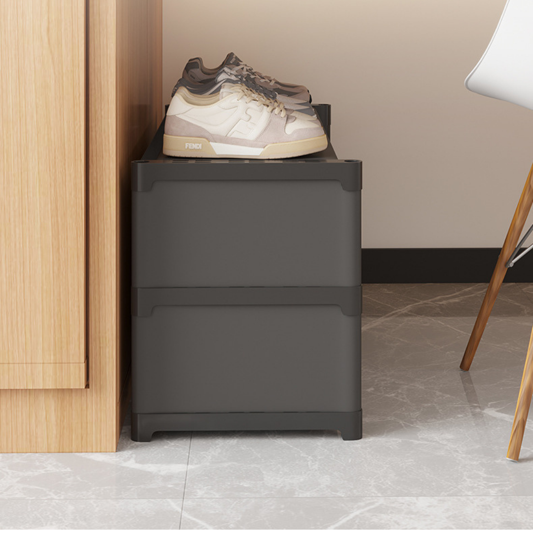 Under Bed Shoe Rack Organizer with 360° Wheels