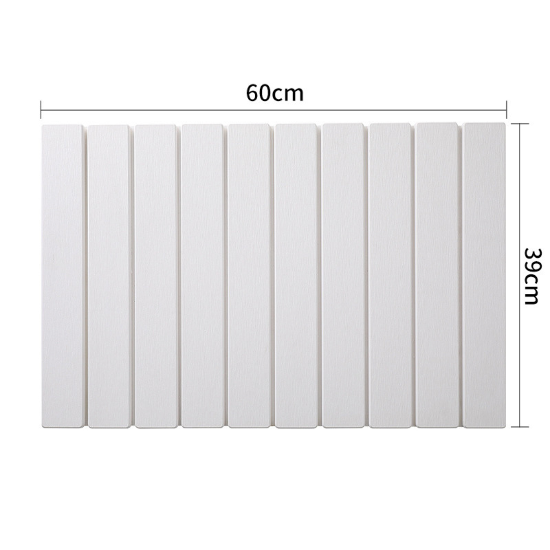 HOMERO Quick Dry Diatomite Foldable Water Absorbing Stone Mat 60x39 cm