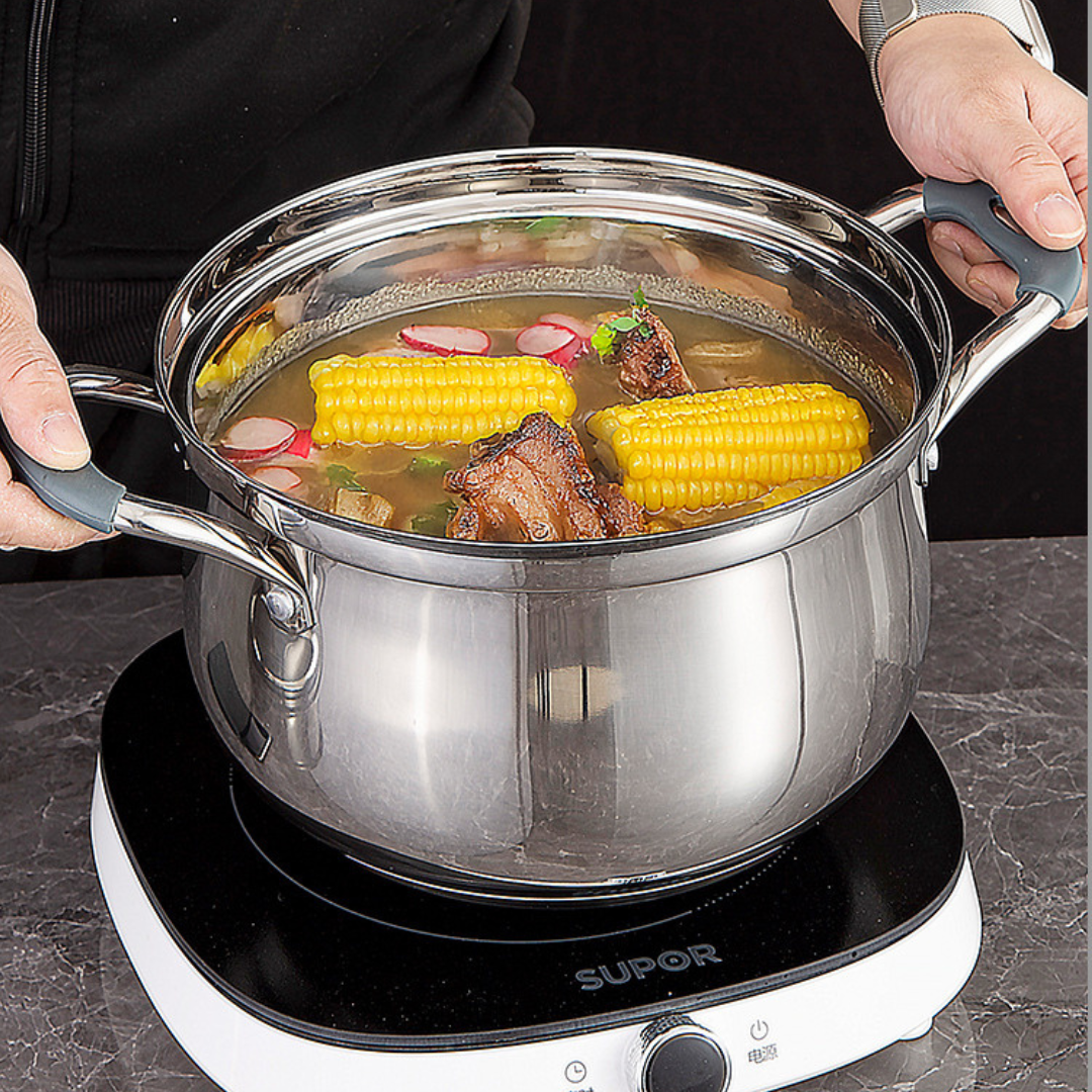 Multi-Purpose Premium Stainless Steel Double Layer Soup Pot