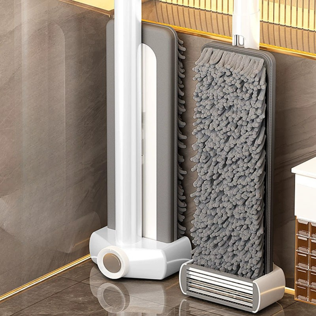 360° Flexible Hands-Free Scraping Flat Mop