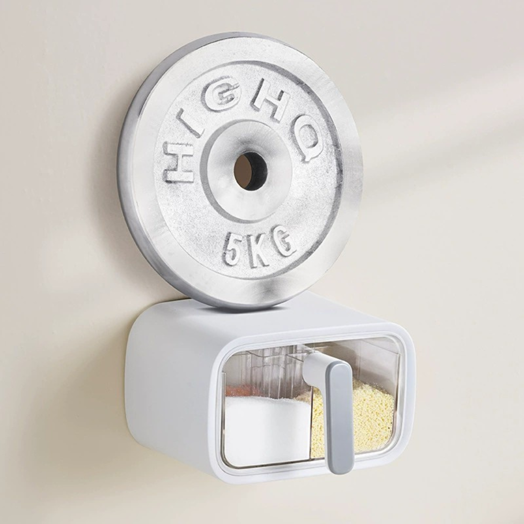 4 Compartment Premium Wall Mounted Spice Organizer Container - 250ml