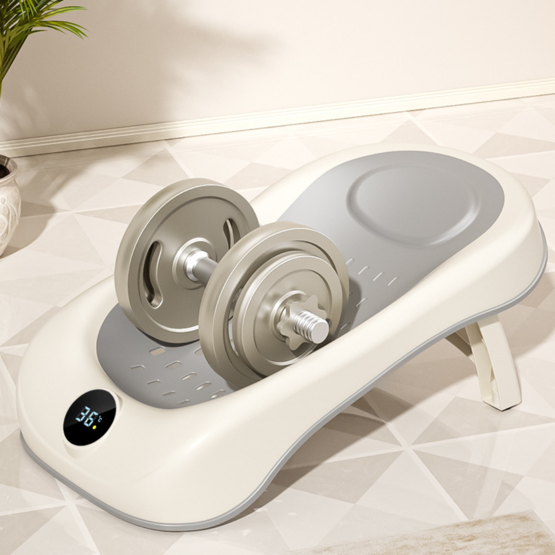 Foldable Baby Bath Comfortable Seat Support with Anti-Slip Base