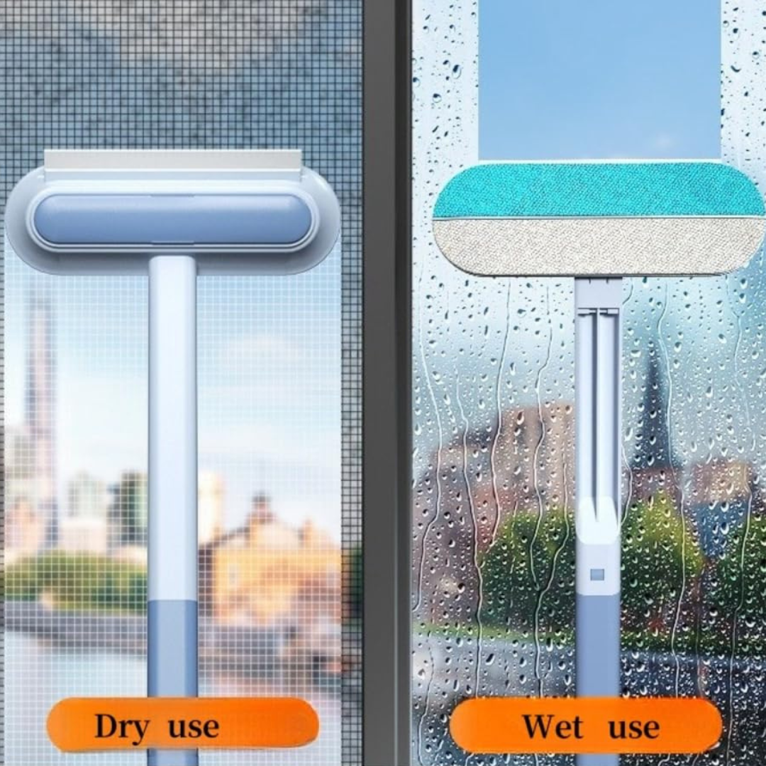Long Handle Multi Surface Cleaning Tool & Pet Hair Removal Brush