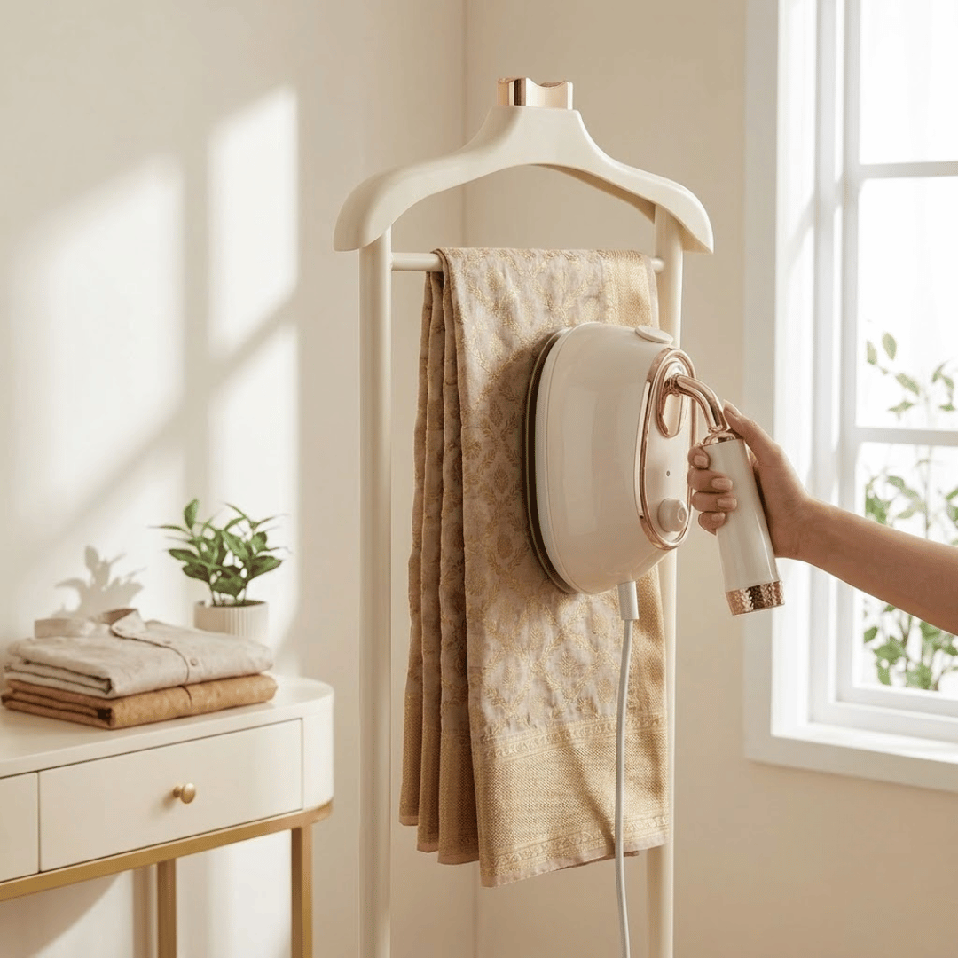 Compact Garment Steamer Powerful 1100W Ceramic Iron