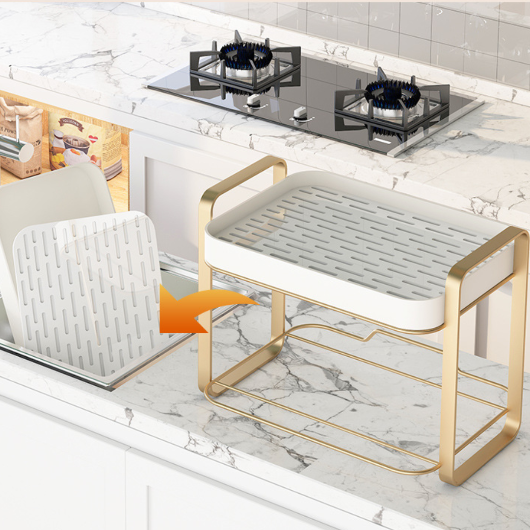 Aqua Drain Multi-Purpose Double-Layer Drying Rack