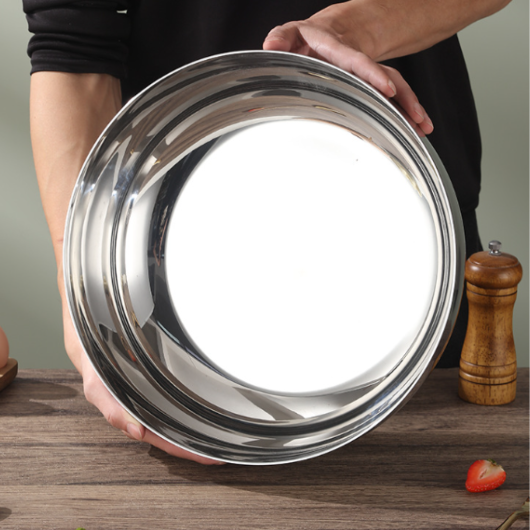 Homero Large-Capacity Stainless Steel Mixing Bowl with Lid