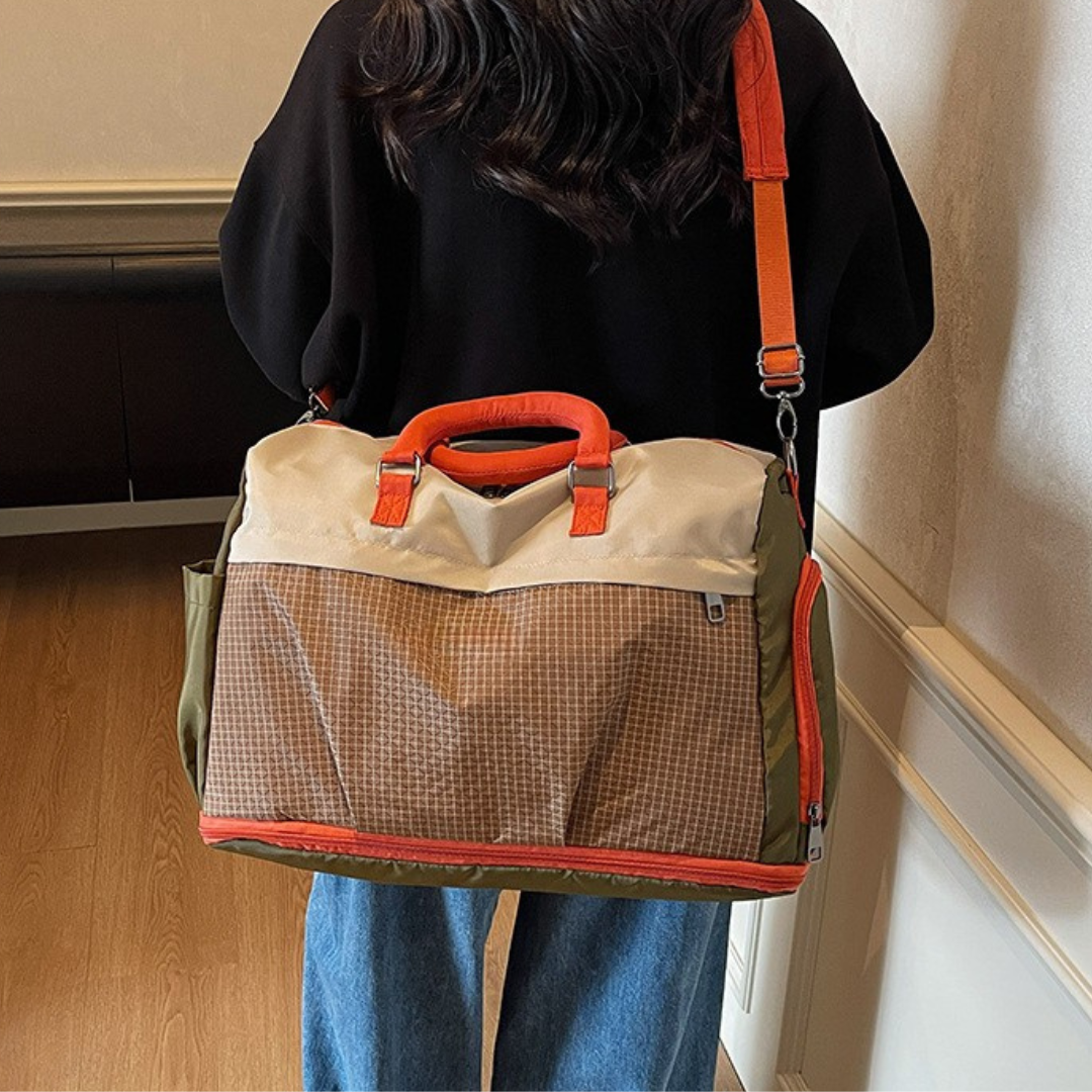 Homero Large Capacity Expandable Travel Duffel Stylish Bag