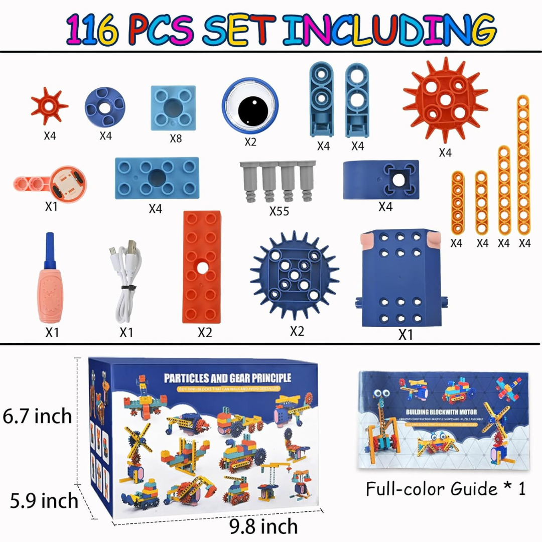 Creative Engineering Building Block Toy Set - 126 Pieces
