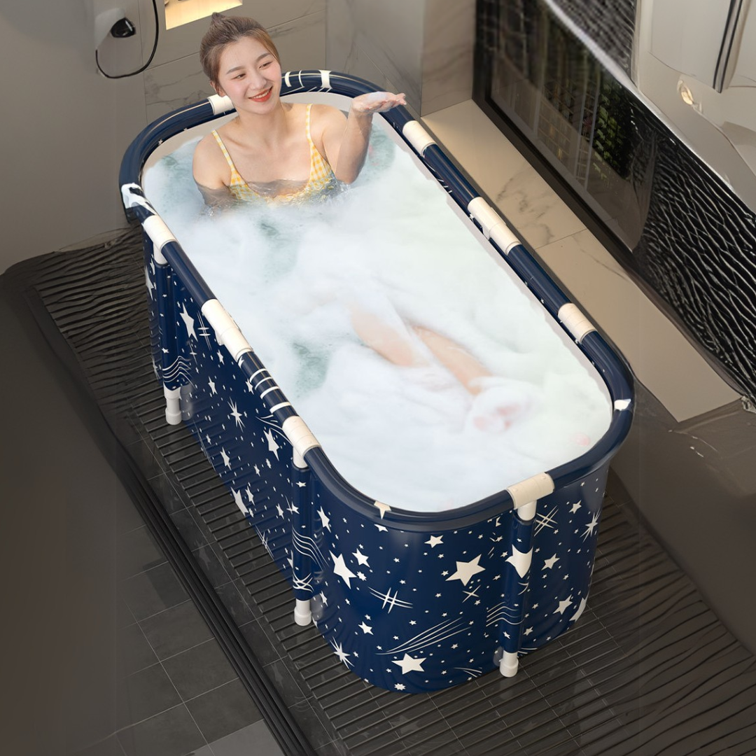 Homero Portable Rectangular Folding Bath Tub For Kids