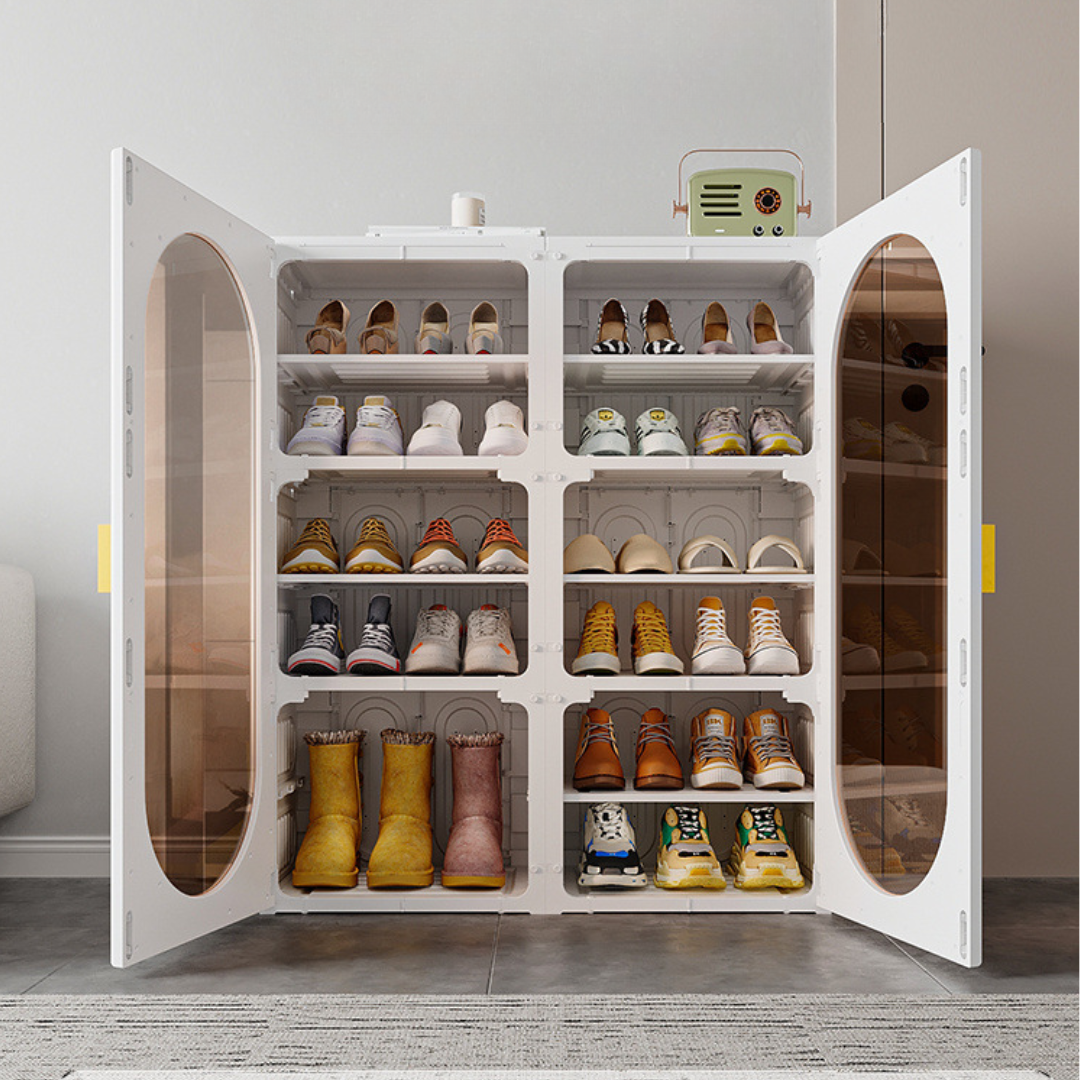 Multi-Layer Foldable Shoe Cabinet
