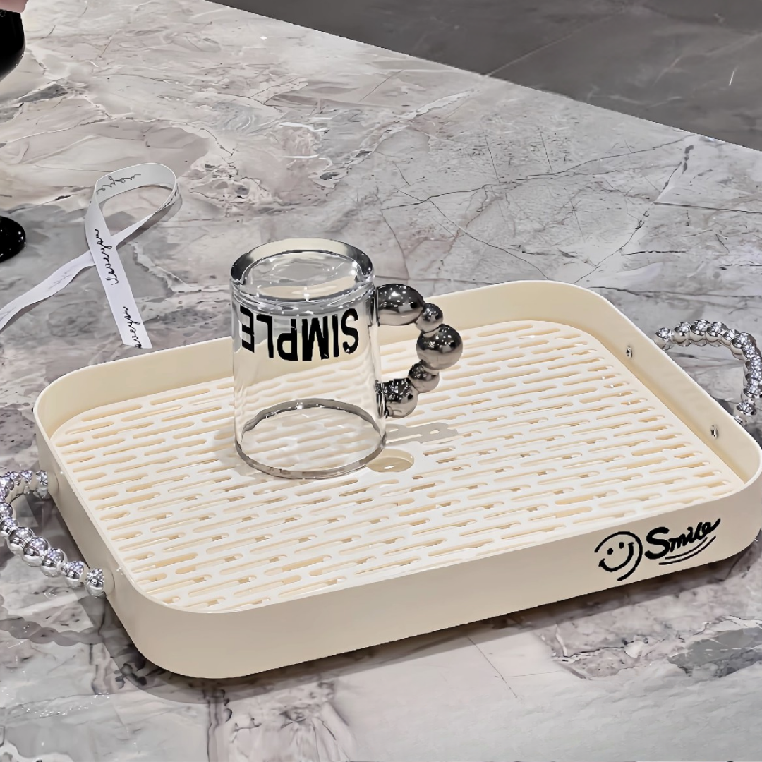 Elegance Detachable Double-Layer Acrylic Tea Tray
