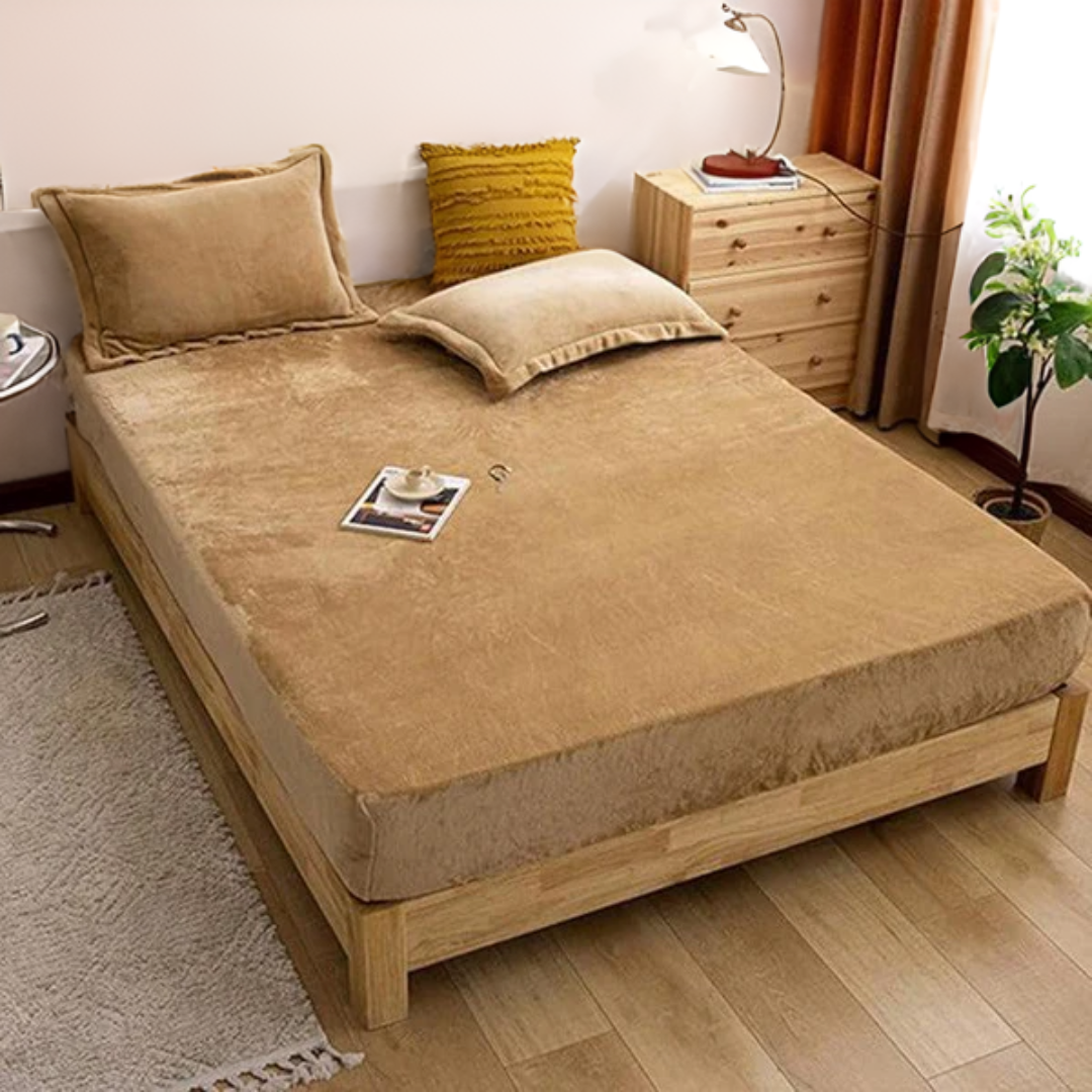 Microfiber Fleece Fitted Bed Sheet