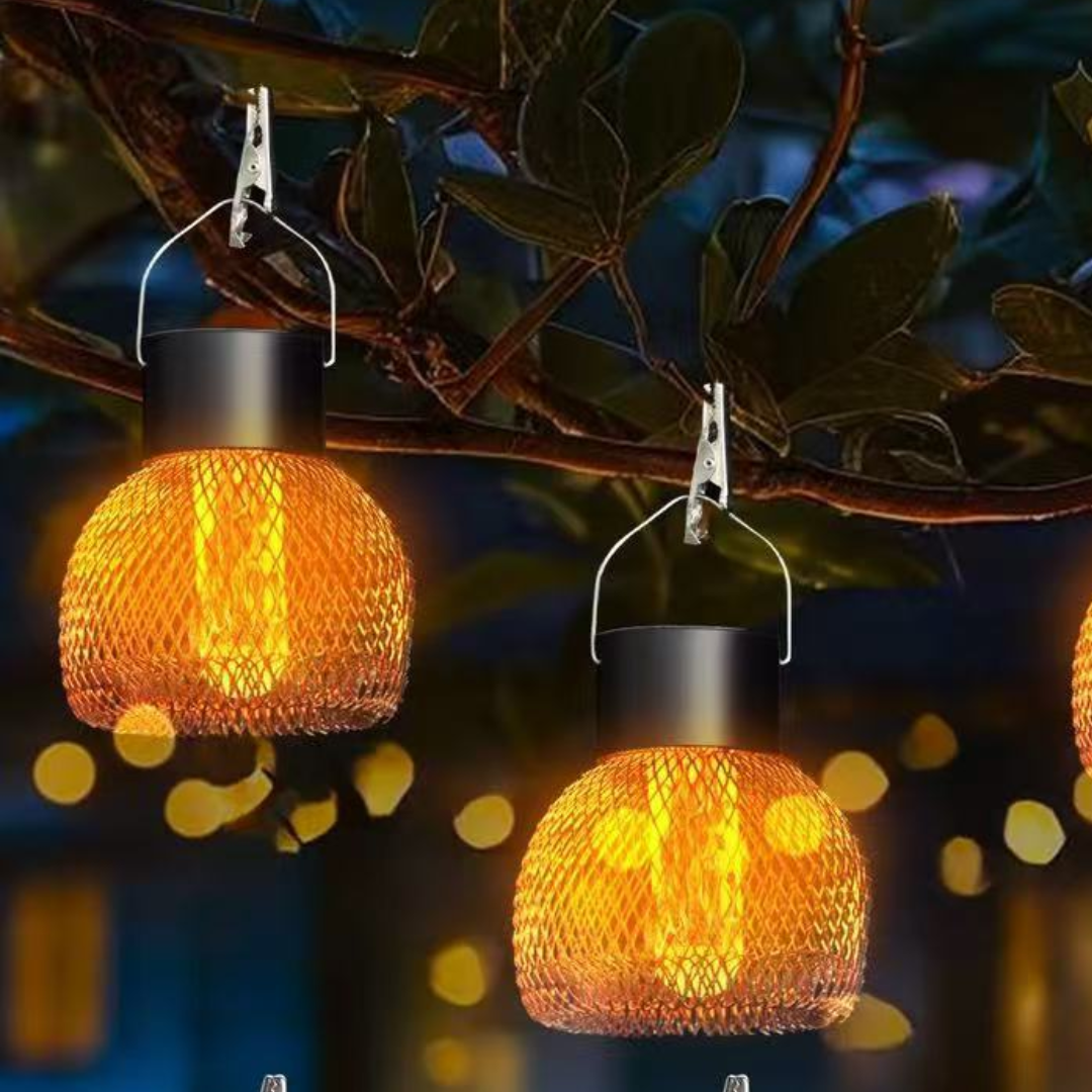 Solar Flame Hanging Lantern