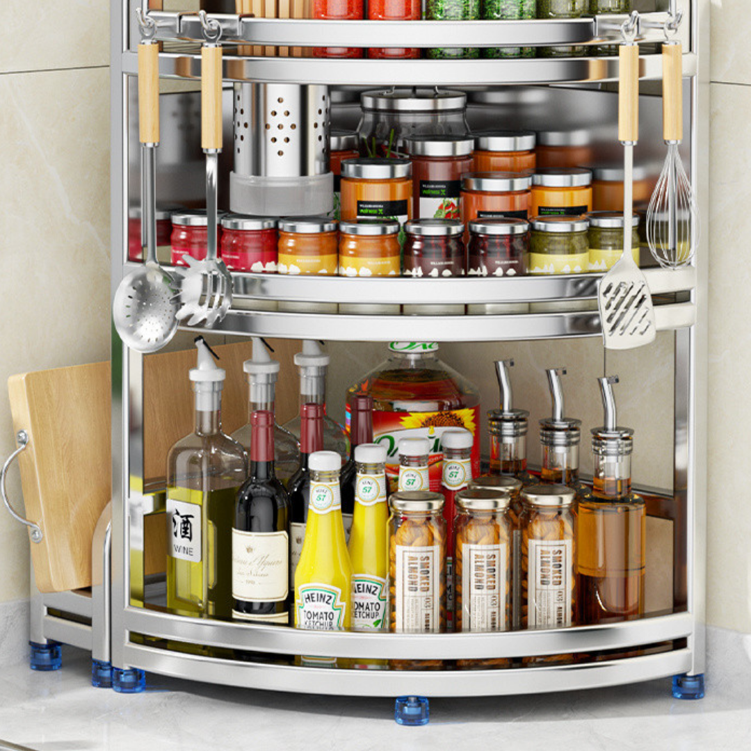 Corner Max Stainless Steel Rack