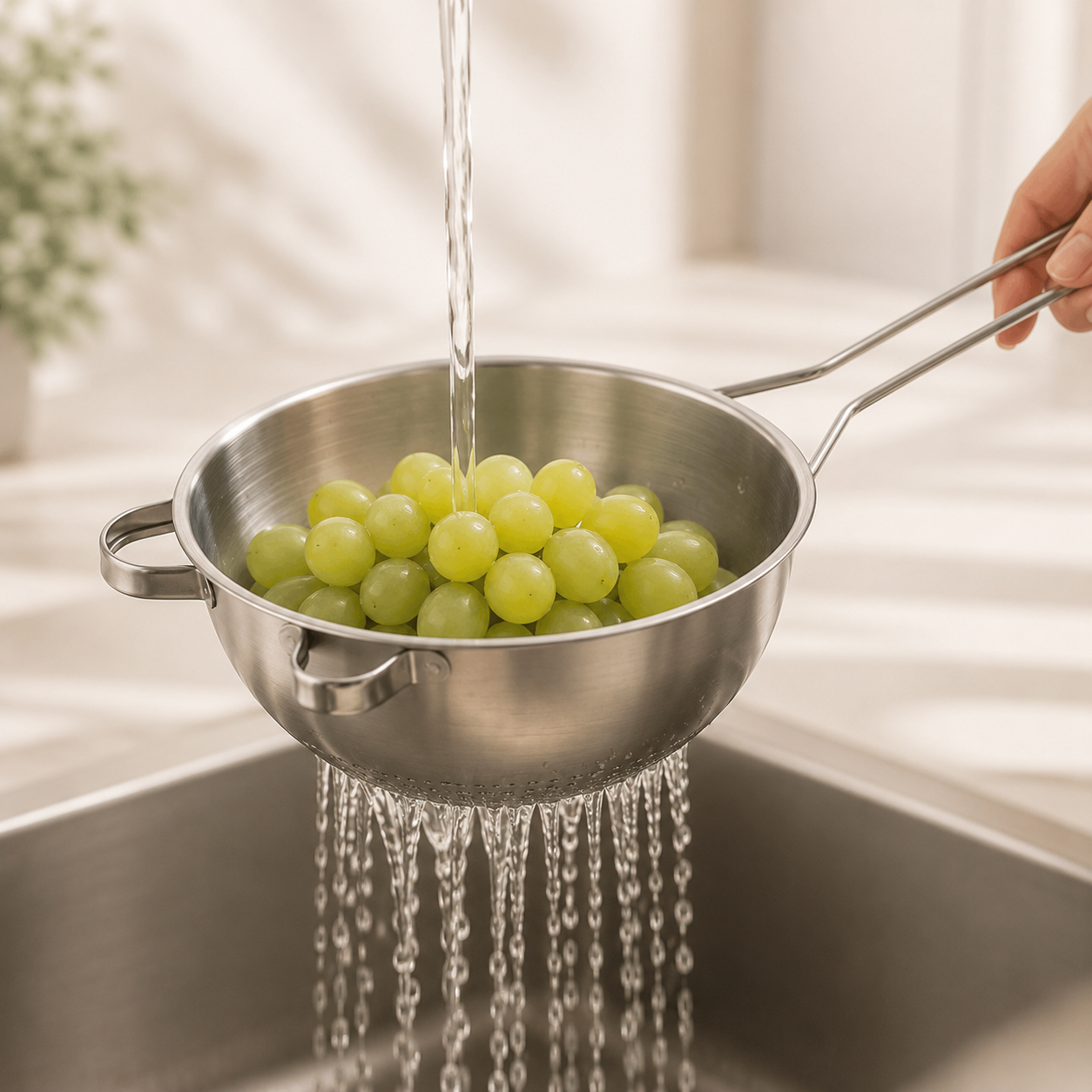 Multipurpose Stainless Steel Draining Sieve Bowl