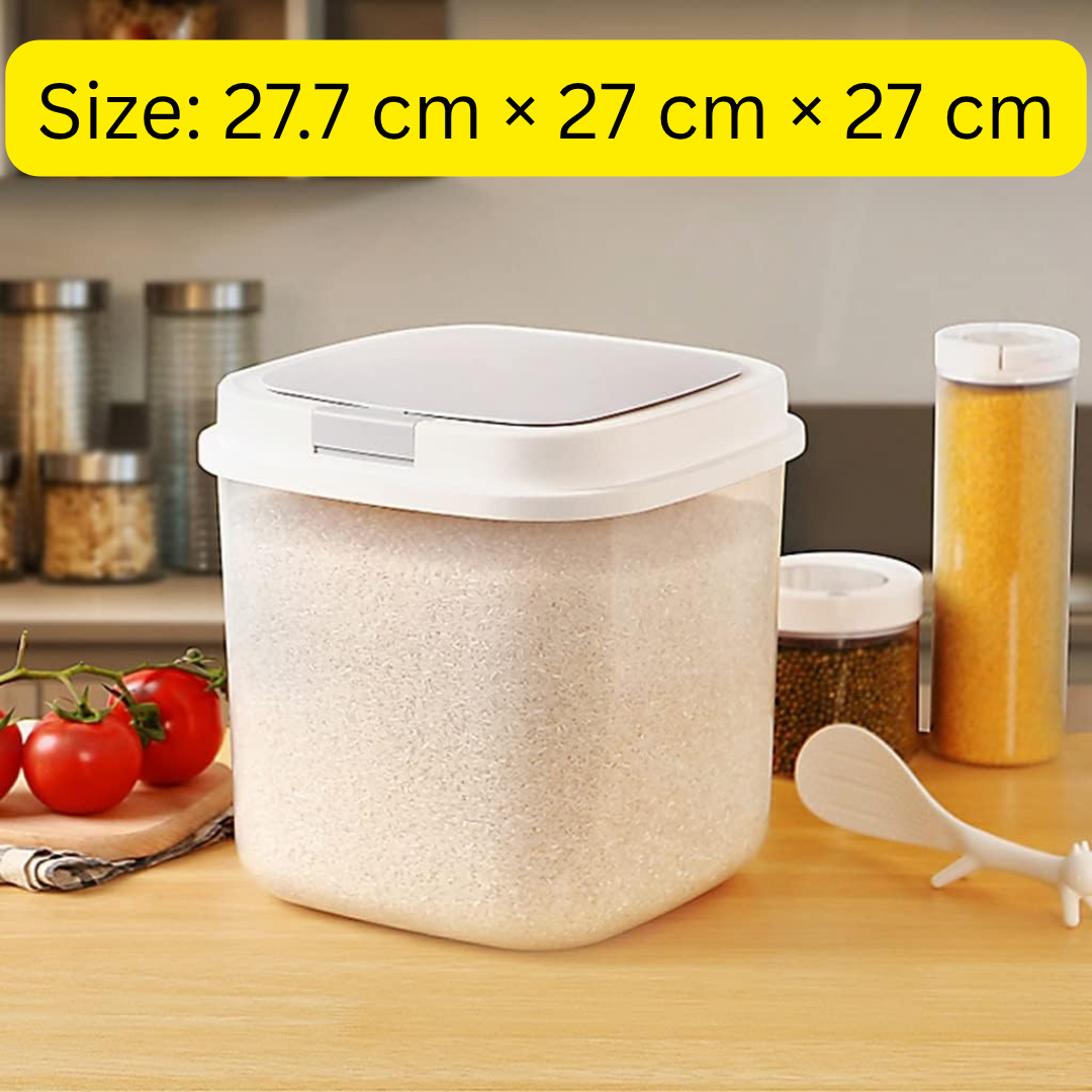 HOMERO Airtight Modern Translucent Grain Storage Container 10KG