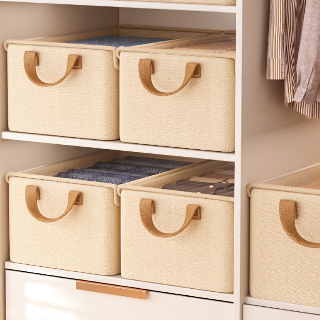 Clear View Foldable Wardrobe Storage Organizer