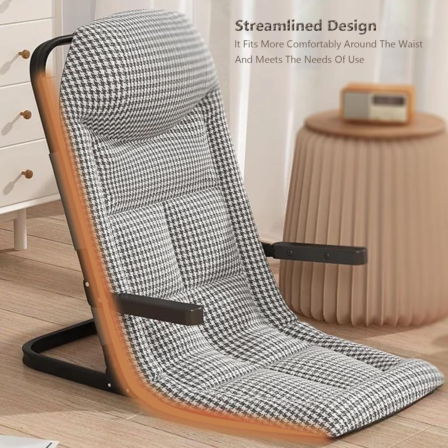 HOMERO Foldable Design Ergonomic Reclining Comfortable Floor Chair